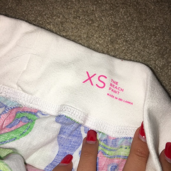 Lily Pulitzer- the beach pant size 00! - Picture 4 of 4